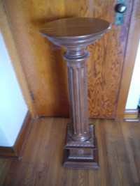 Solid wood plant stand.. good quality