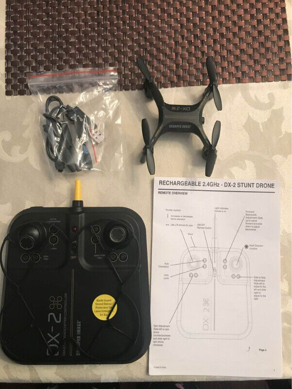 Sharper Image Rechargeable Dx 2 Stunt Drone 2 4 Ghz Black General Electronics Oakville Halton Region Kijiji