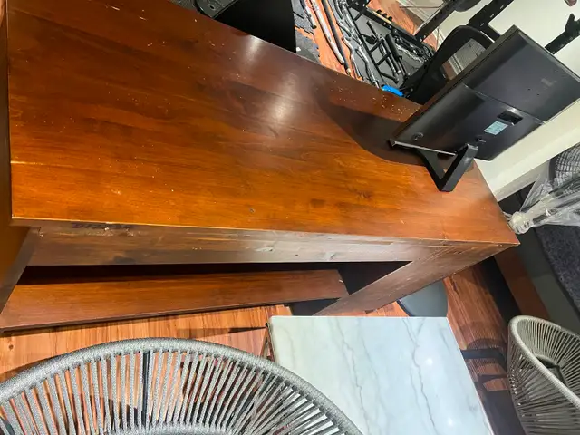 Wooden Writing Desk (credenza/office desk) in Desks in City of Toronto - Image 3