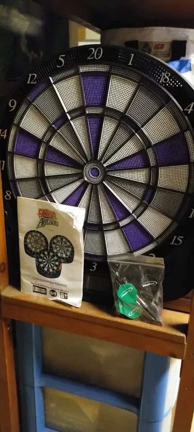 En parfaite condition, les fléchettes sont neuve