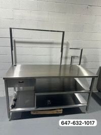 Commercial stainless steel heavy duty table 72”