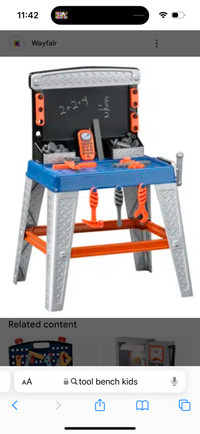 Tool bench toy