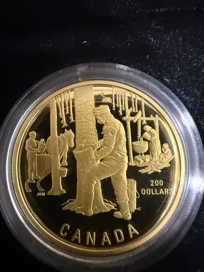 I'm selling a 1995 $200 gold coin Coin is mint and in a capsule complete with original box and COA M...