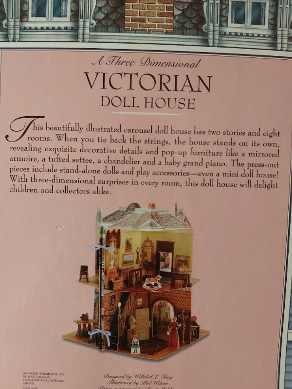 Cute & Collectible Three-Dimensional Victorian Doll House! in Arts & Collectibles in Saint John - Image 3