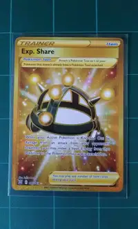 Pokemon Card Battle Styles 180 Exp. Share Gold