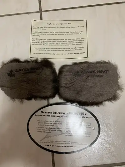 Reusable Aurora foot warmers from northern Canada , View more