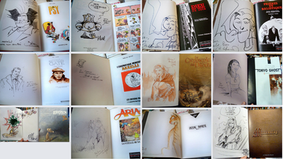 BD * choix de Bandes dessinées avec dessin original et dédicace, View more