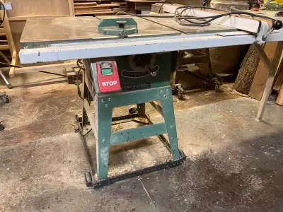 10 inch GENERAL International table saw, View more