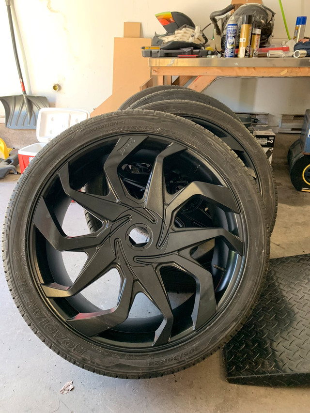 24 inch Dub rims with tires | Tires & Rims | Bedford | Kijiji