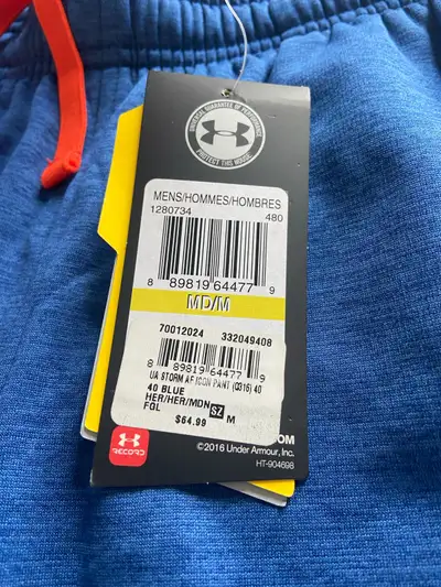 Mens UNDER ARMOUR pants NWT, View more