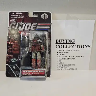 Gi Joe Iron Grenadier Elite Trooper figure, View more