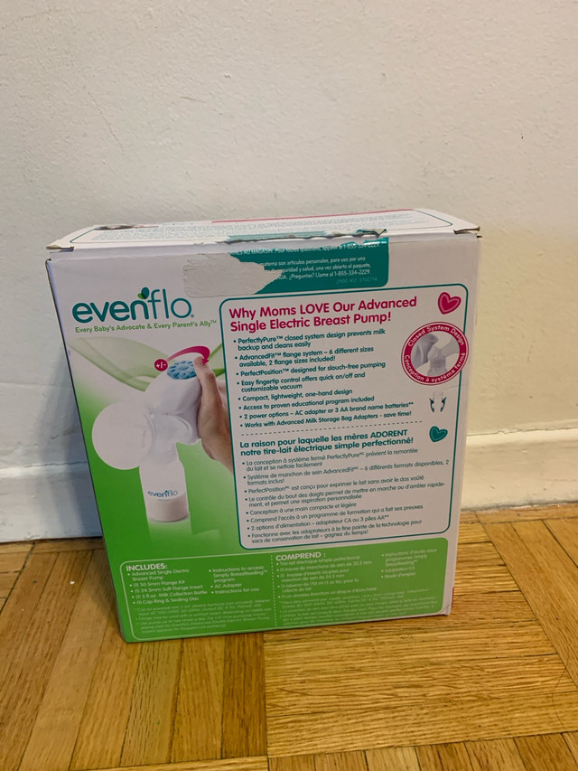 Evenflow Advanced Single Electric Breast Pump in Feeding & High Chairs in Hamilton - Image 3