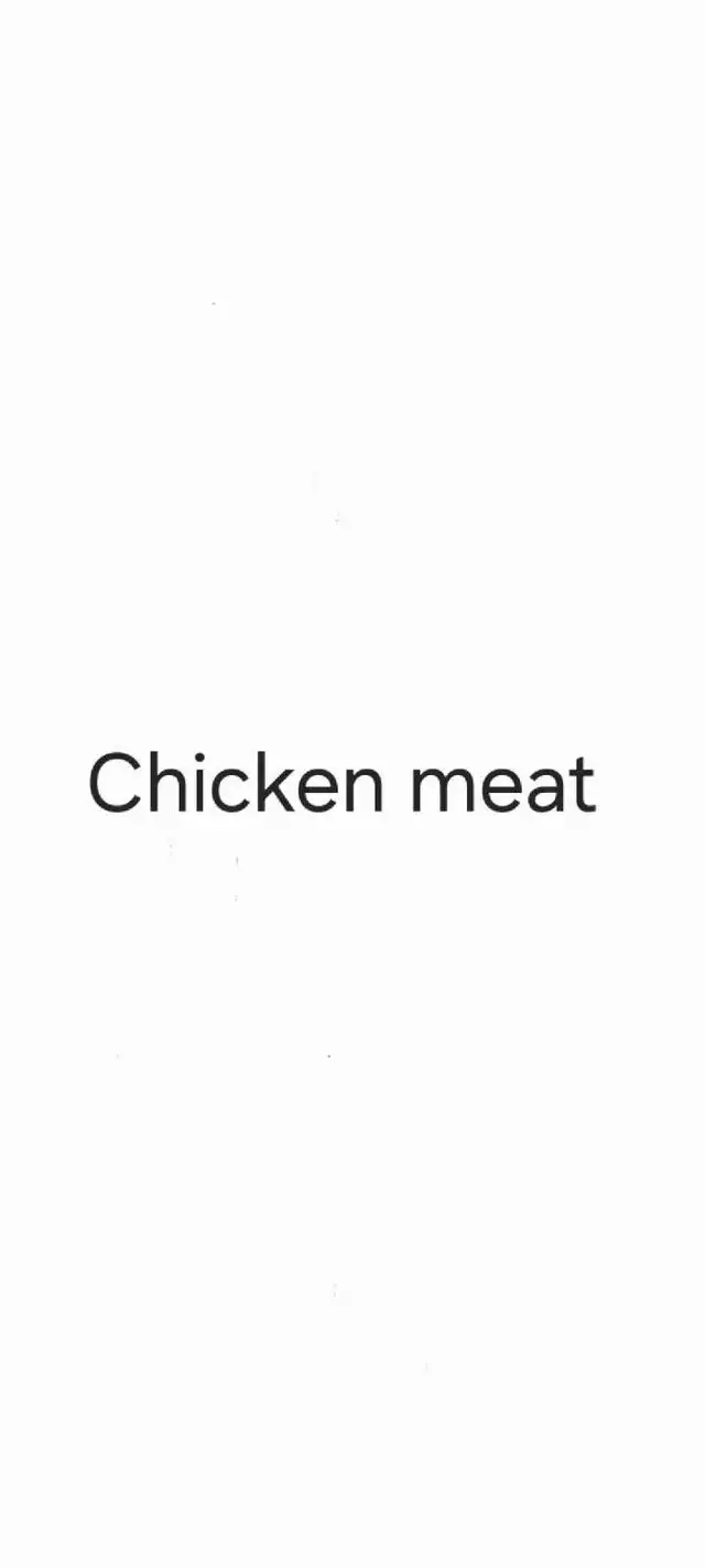 Pasture raised chicken meat 