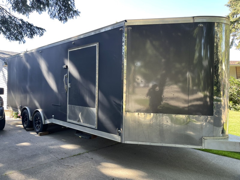8.5x28 nash car enclosed sled trailer Cargo & Utility Trailers
