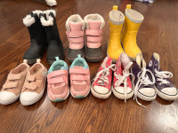 Toddler size 7 boots and shoes bundle