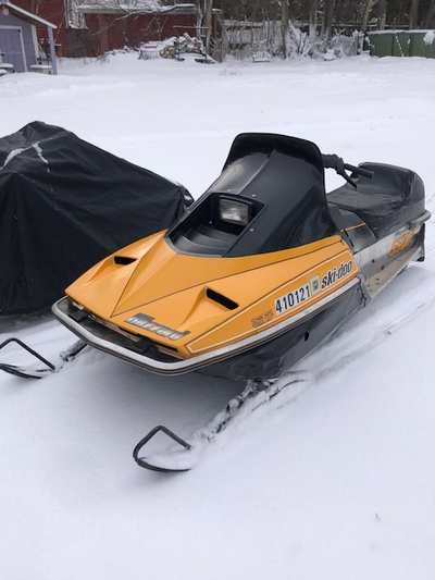 It has the usual wounds for its age but runs good and stops. Most likely could use a tune up/clutch...