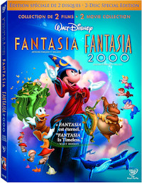 Coffret de 2 DVD Fantasia et Fantasia 2000 * Disney 786936807080