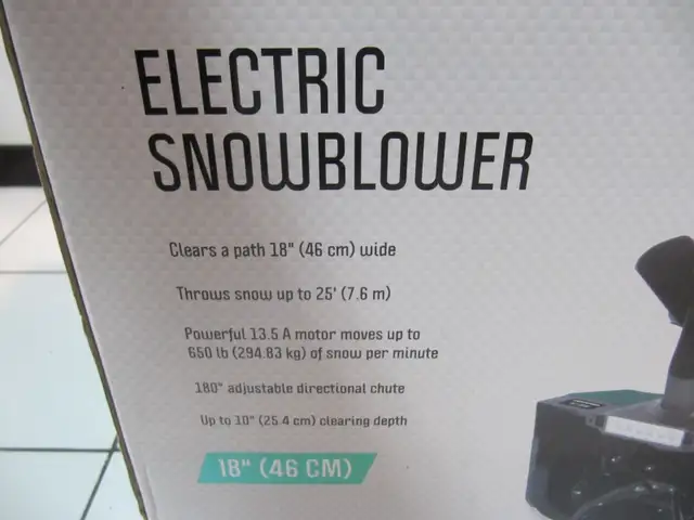 Certified Brand TC3163 Electric Snowblower NIB Limited Stock!!!! in Snowblowers in Mississauga / Peel Region - Image 8