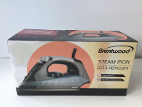Brand New Brentwood MPI-60 Non-Stick Steam Iron