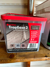 Trap Ease composite deck screws