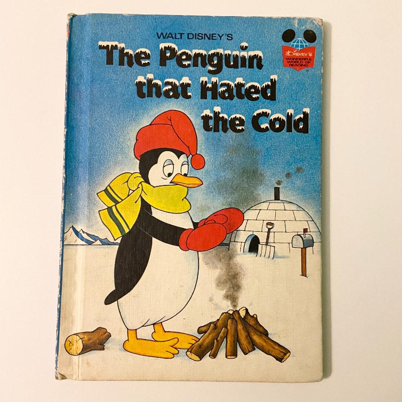 1973 Walt Disney The Penguin That Hated The Cold Book | Children