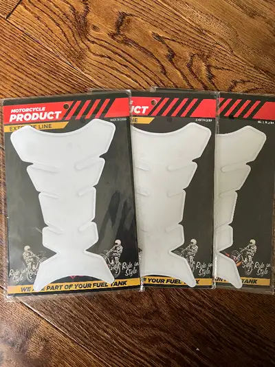 Motorcycle tank protection tank pad starting $30. each clear & New & used parts Call or text : 41670...