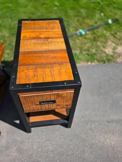 Rustic Side Table, View more