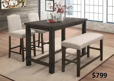 MIKE HAS THE BEST DEAL ON DINING ROOM SETS STARTING AT $439, View more