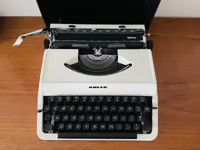 Vintage ADLER Manual Typewriter, View more