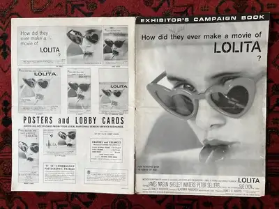 Original Stanley Kubrick's LOLITA (1962) Movie Press Book, View more