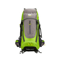 Hiking Backpack-Camping Backpack-Waterproof-Green-70L-Brand New