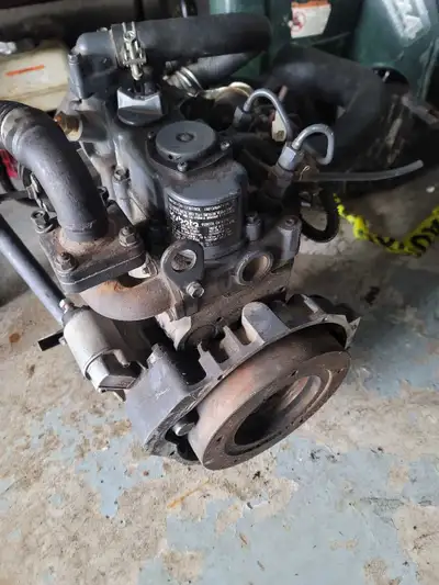 This is a used Kubota diesel engine, known for its reliability and durability in various application...