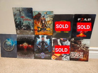 Various Video Game Steelbooks