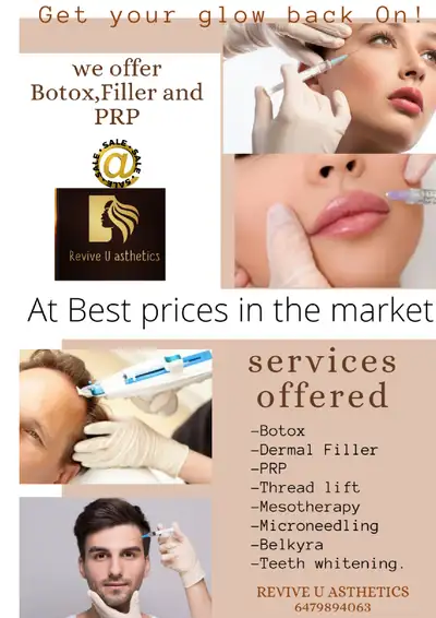 BOTOX,FILLERS,THREADLIFT, PRP, FAT DISSOLVING, MICRONEEDLING, View more