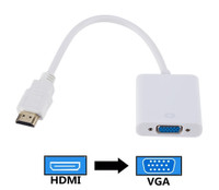 Adaptateur HDMI vers VGA neuf (Blanc)