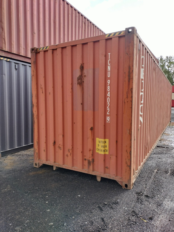 40ft Used Shipping Container / Conteneur d'Ocassion 40 pieds dans Conteneurs d’entreposage  à Ville de Montréal - Image 3