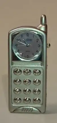 Vintage Classic Collection Miniature Mobile Phone Desk Clock