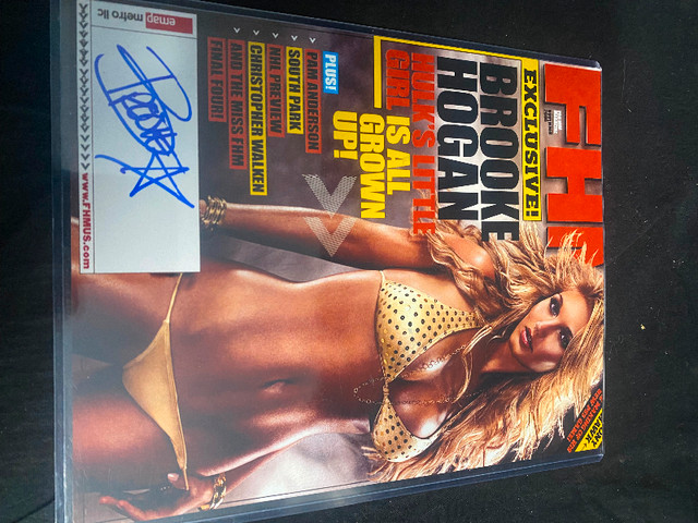 Brooke Hogan 8 X 11 Autograph in Arts & Collectibles in Moncton