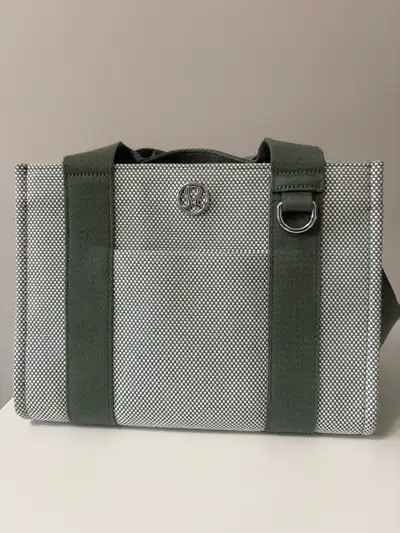 I'm selling a gently used Lululemon City Adventurer Mini Tote Bag, perfect for carrying your essenti...