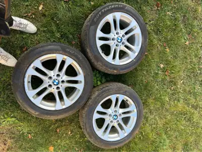 I only have 3 - 18 inches Great condition 125$ each separately or 300 for all. They were on a bmw x3...