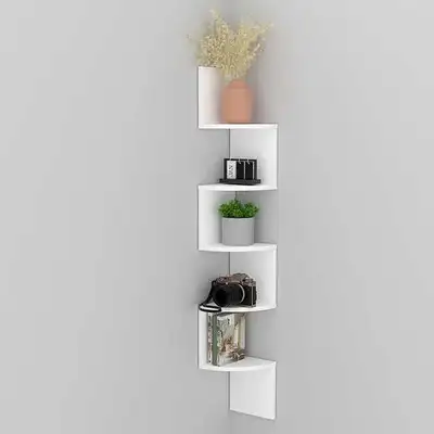 5-Tier Corner Shelves, Floating Corner Shelf, View more