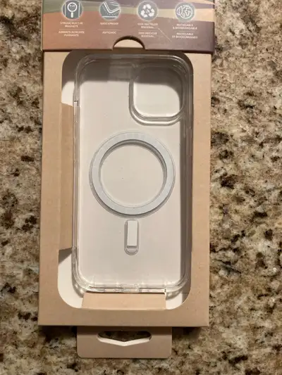 New shockproof/chargable iphone 13/14/15 seethrough case.