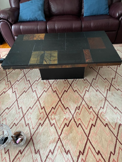 COFFEE TABLE AND END TABLES (2), View more
