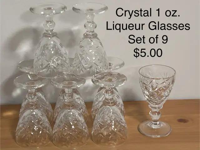 Genuine Crystal Bar Glasses 62863731715715124