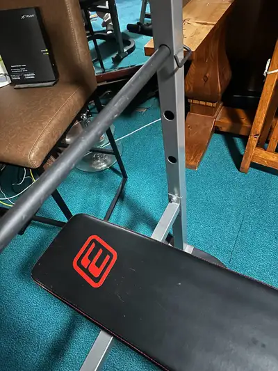 Energetics Weight Bench w/ Leg Curl and extension Attachment, View more