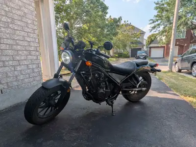 Selling my 2018 Honda Rebel/CMX 500 with ABS. I bought this bike in March of this year at 10040km. T...