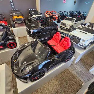 Kids Electric Cars/Trucks/Bikes—New, Rubber Wheels, Music, View more