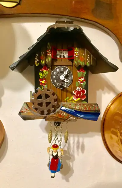 Mapsa Swiss Musical Movement Clock Edelweiss with Key, working, View more