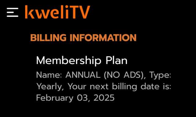 KweliTV Ad-Free 1 Year Plan 02-2024 to 02-2025 dans Accessoires pour télé et vidéo  à Ville de Montréal - Image 2