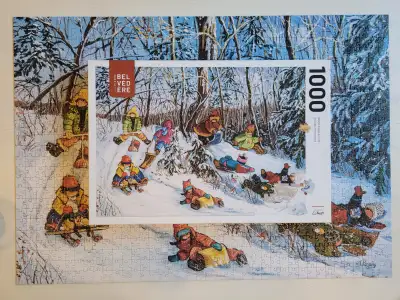 Casse-tête 1000 mcx. Belvédère -P. Paquin - À chacun son sentier, View more